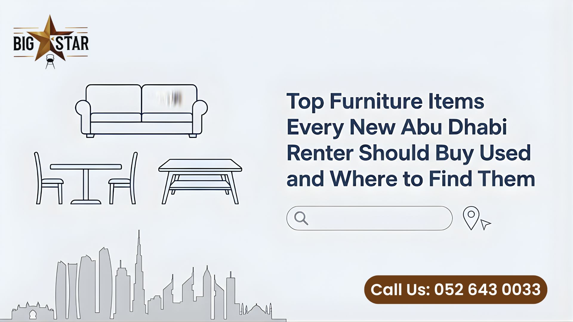 used furniture store / shop in Abu Dhabi