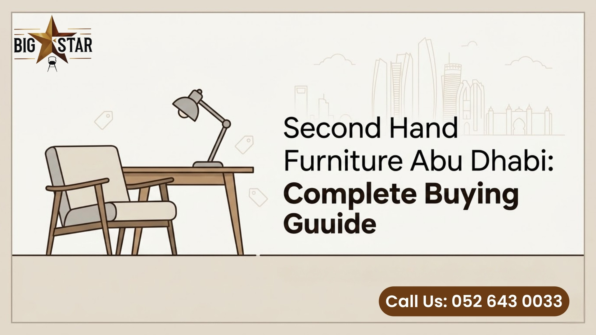 second hand furniture Abu Dhabi - used furniture store / shop / market in Abu Dhabi
