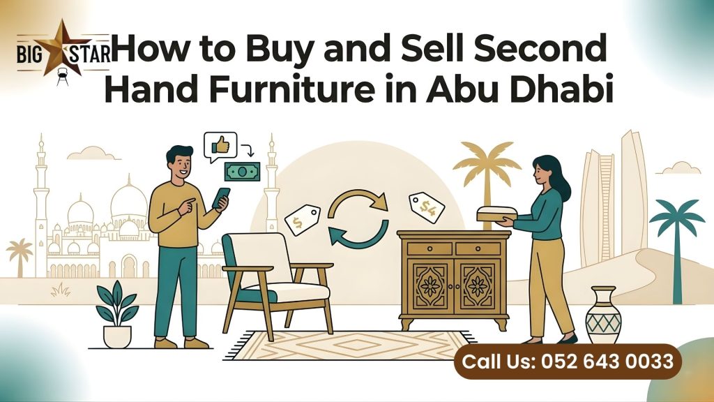 buy and sell second hand furniture in Abu Dhabi / used furniture stop / store in abu dhabi
