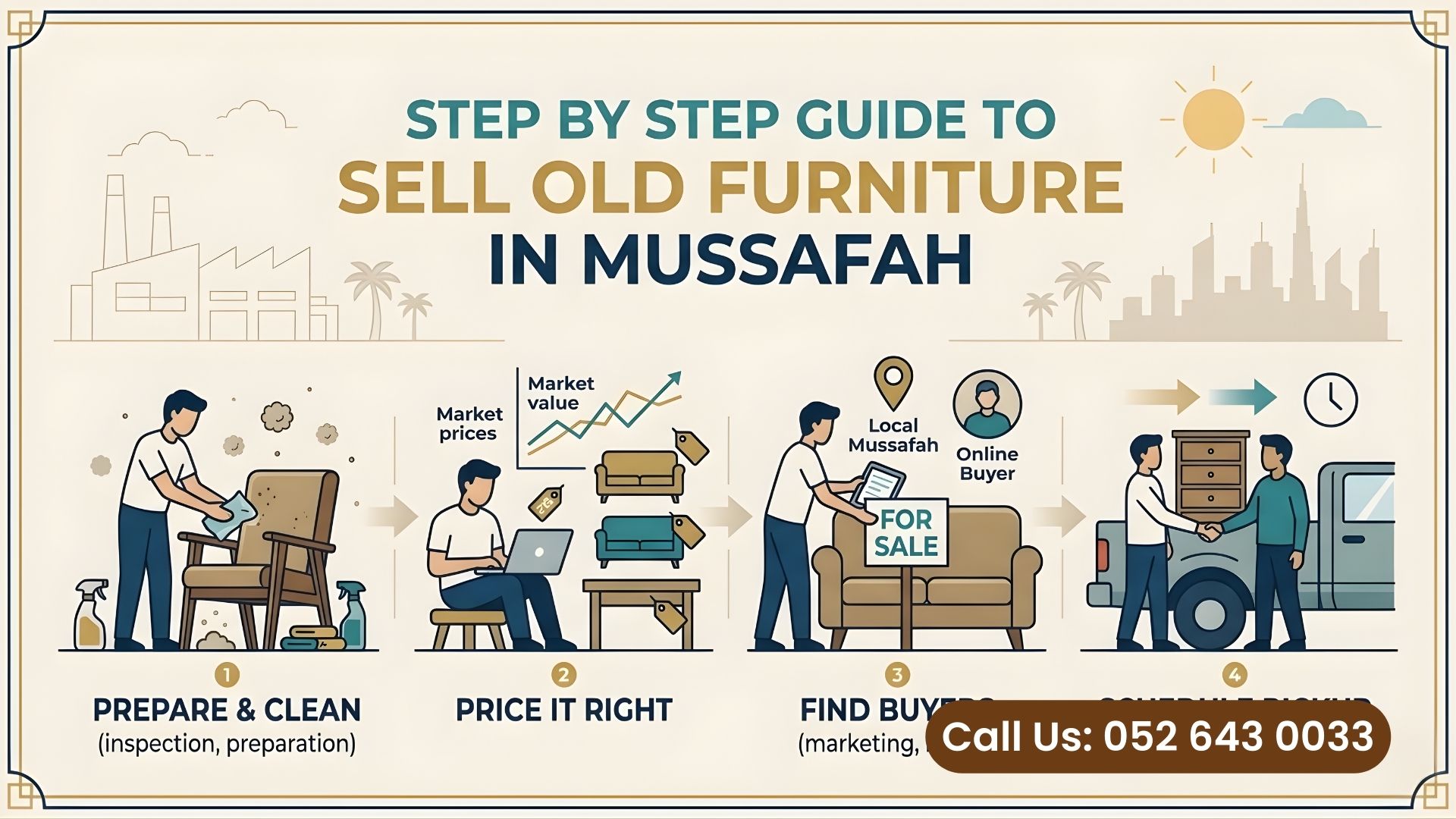 Sell Old Furniture in Mussafah / used furniture stop / store in abu dhabi