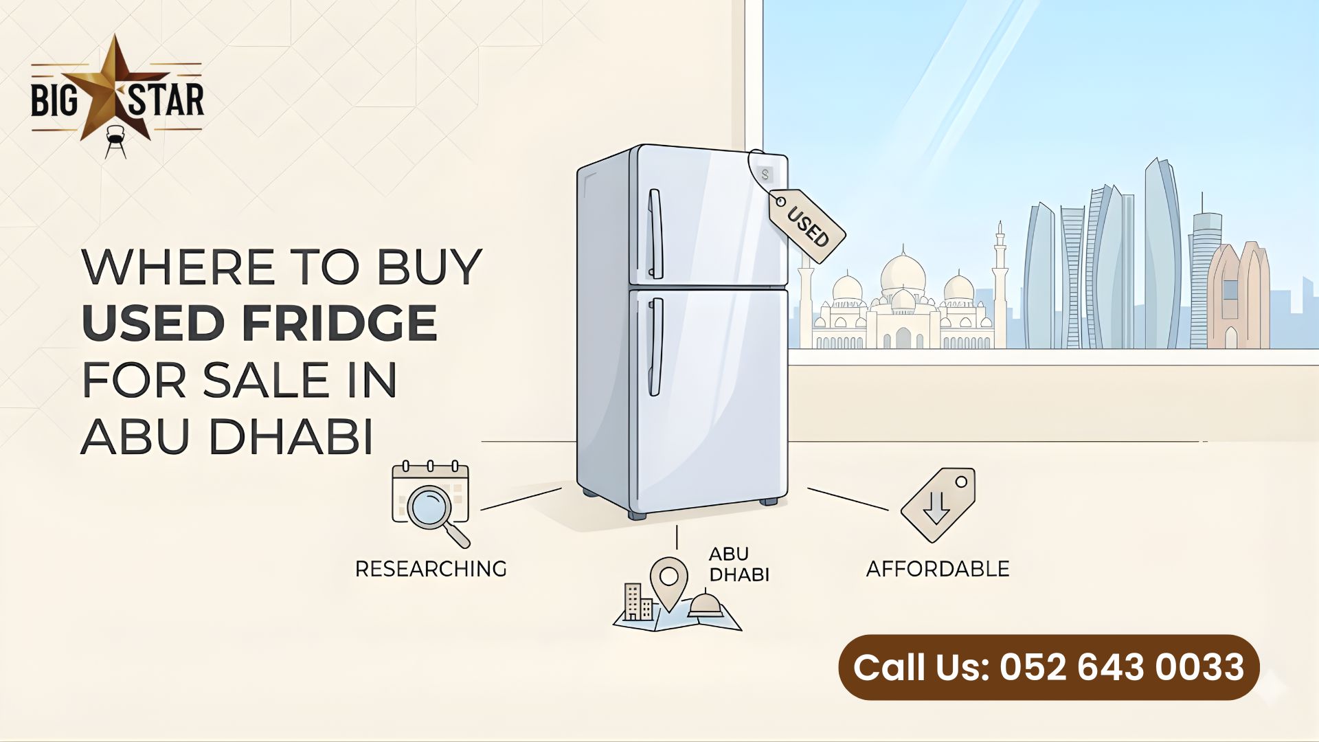 Used Fridge for Sale in Abu Dhabi / used furniture in abu dhabi / Furniture for Sale in Abu Dhabi / used furniture stop / store in abu dhabi / used appliance for sale in abu dhabi